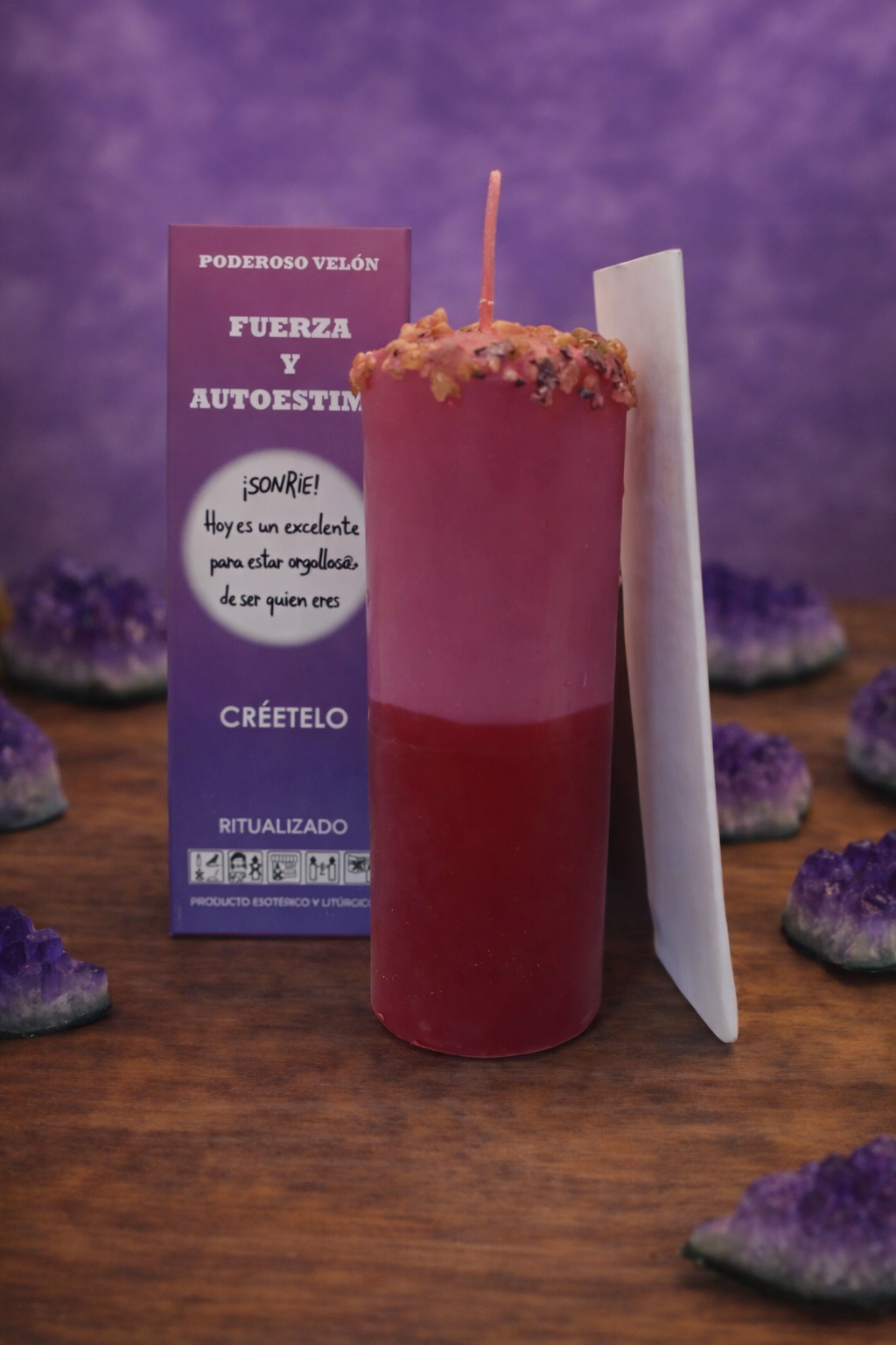 Velón Preparado Fuerza y Autoestima – Energía Personal, Confianza y Poder Interior