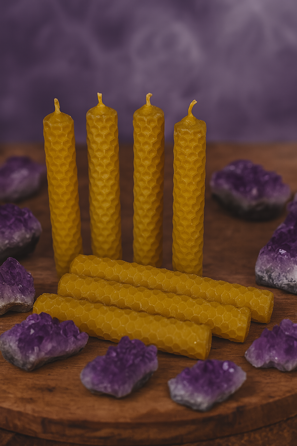 Vela de Cera Virgen Pequeña (Unidad) | Natural, Artesanal y 100% Pura