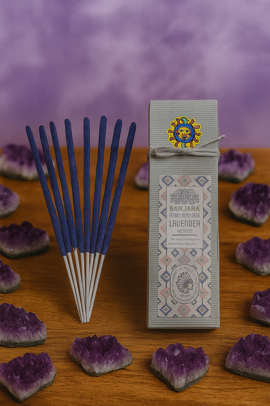 Incienso Banjara de Lavanda – Relajación, Aromaterapia y Bienestar Natural
